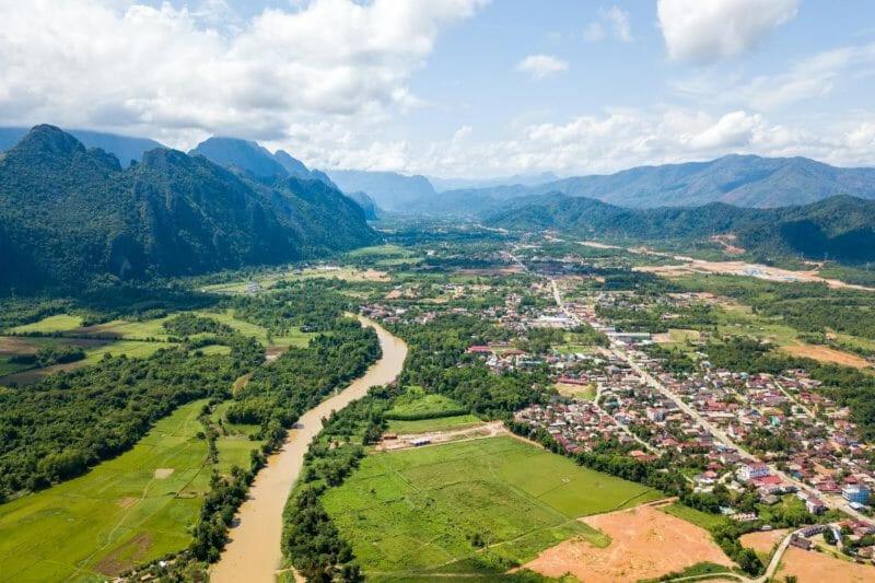 Consiana Hotel Vang Vieng Eksteriør billede